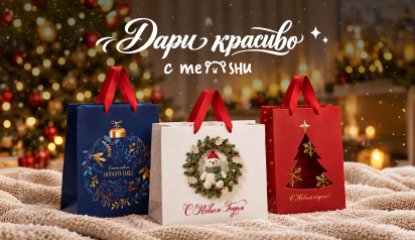 Волшебство начинается с упаковки: новая коллекция подарочных пакетов MESHU